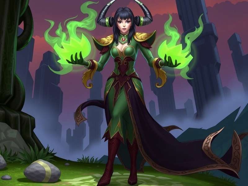 Game Spell Interface Fennel Warlock Spell Casting Screen